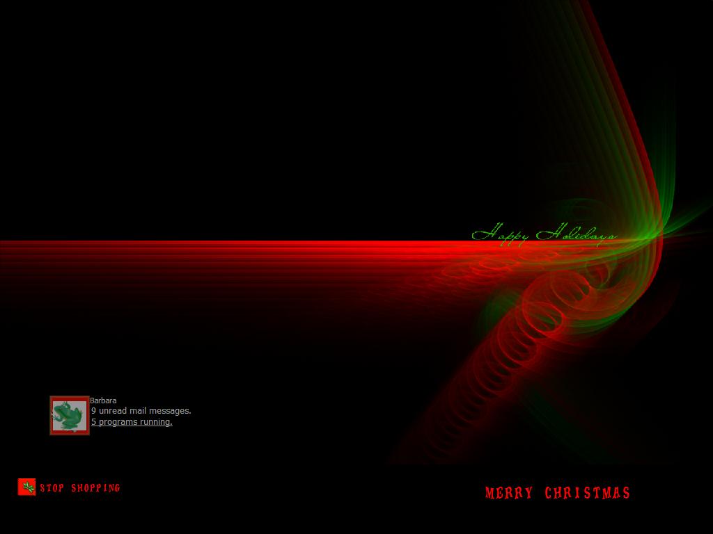 Christmas colors the logon