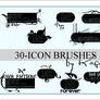 30 icon brushes