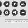 Social Media Icons PSD