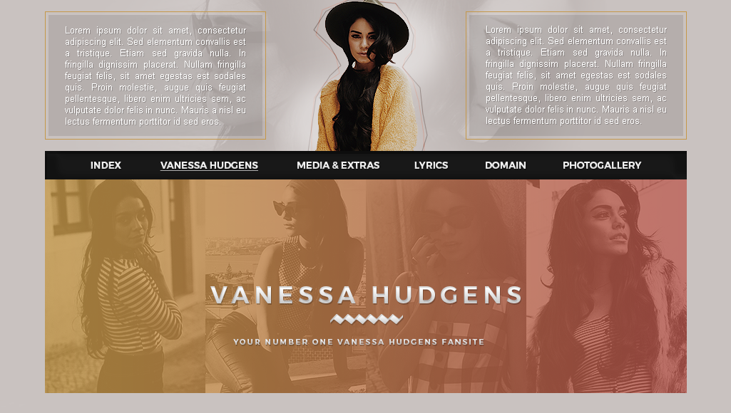 Vanessa Hudgens PSD header