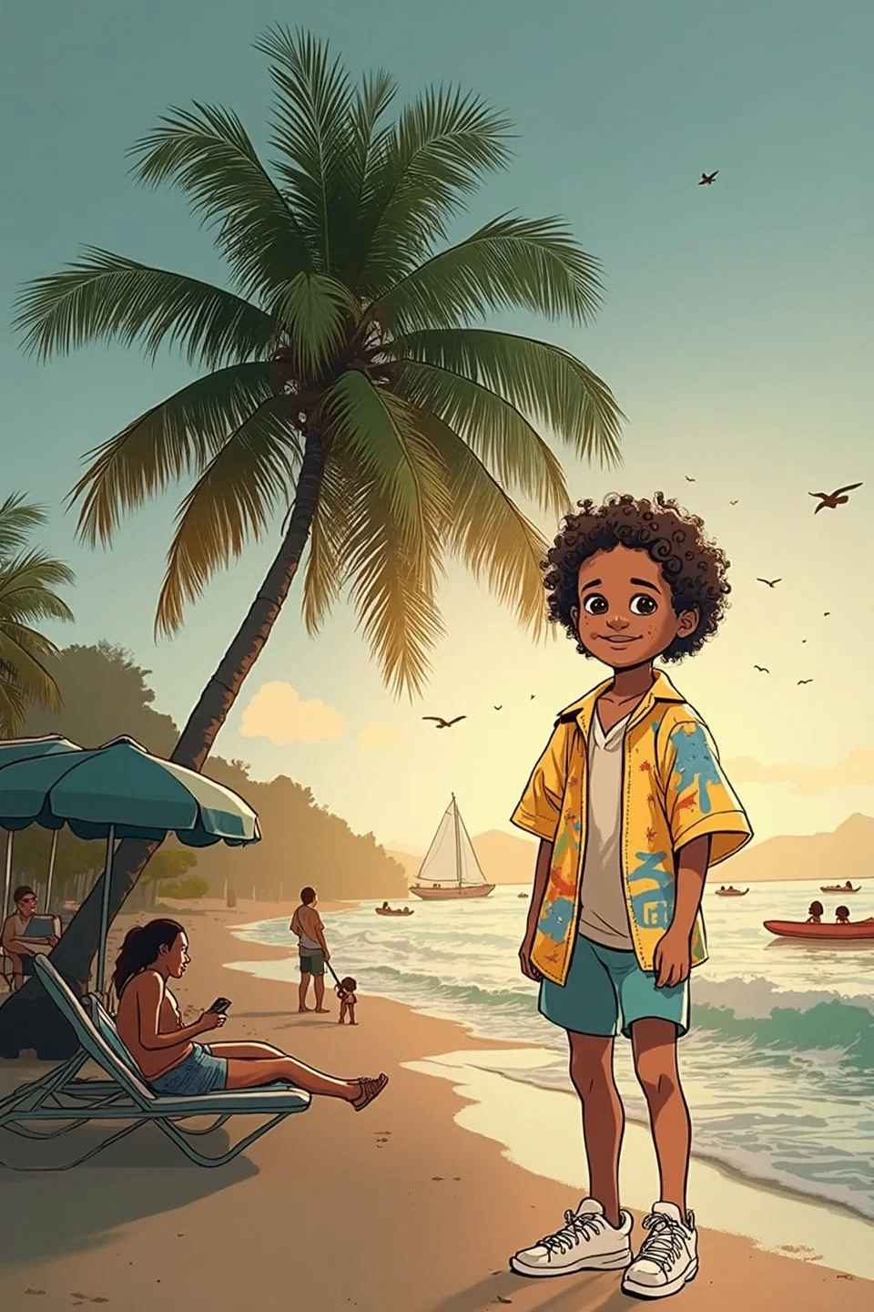 A day at the beach by ritaflowers on DeviantArt