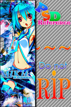 PSD Reference - Miku Hatsune -