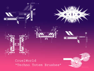 Techno Totem Brush Set