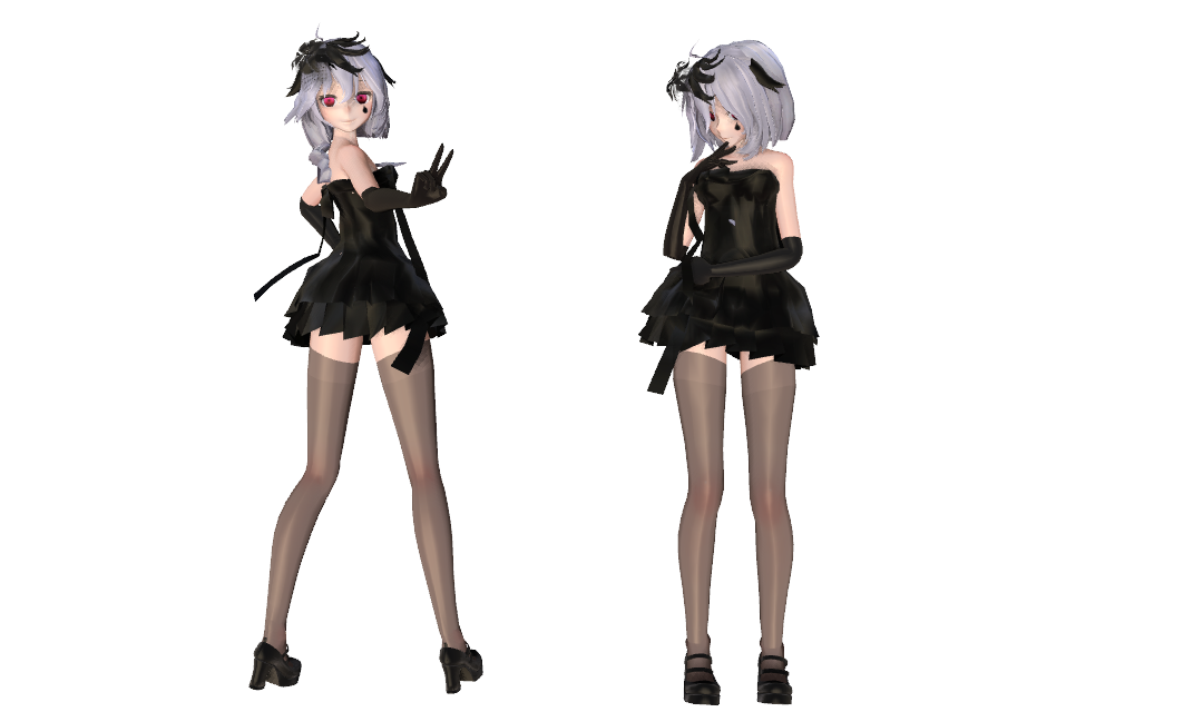 Mmd V-flower elegant dl by neko-san-nwn on DeviantArt