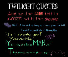 Twilight Quotes Brushes