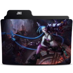 Jinx League of Legends Folder Icon by Loreoflegends on DeviantArt
