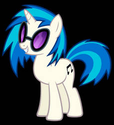 Vinyl Scratch Vector - DJ P0n3