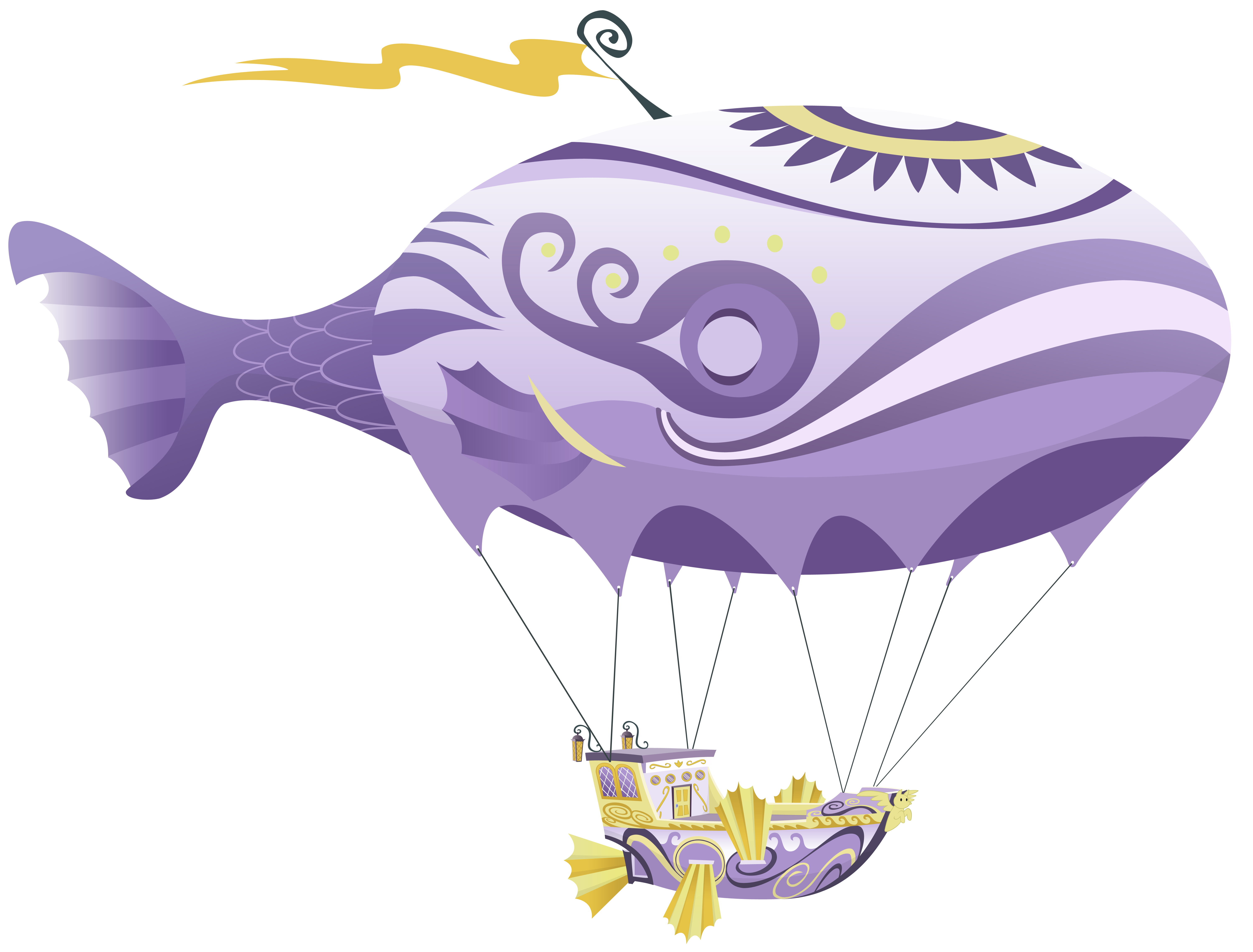 Canterlot Yacht Airship - Shaded