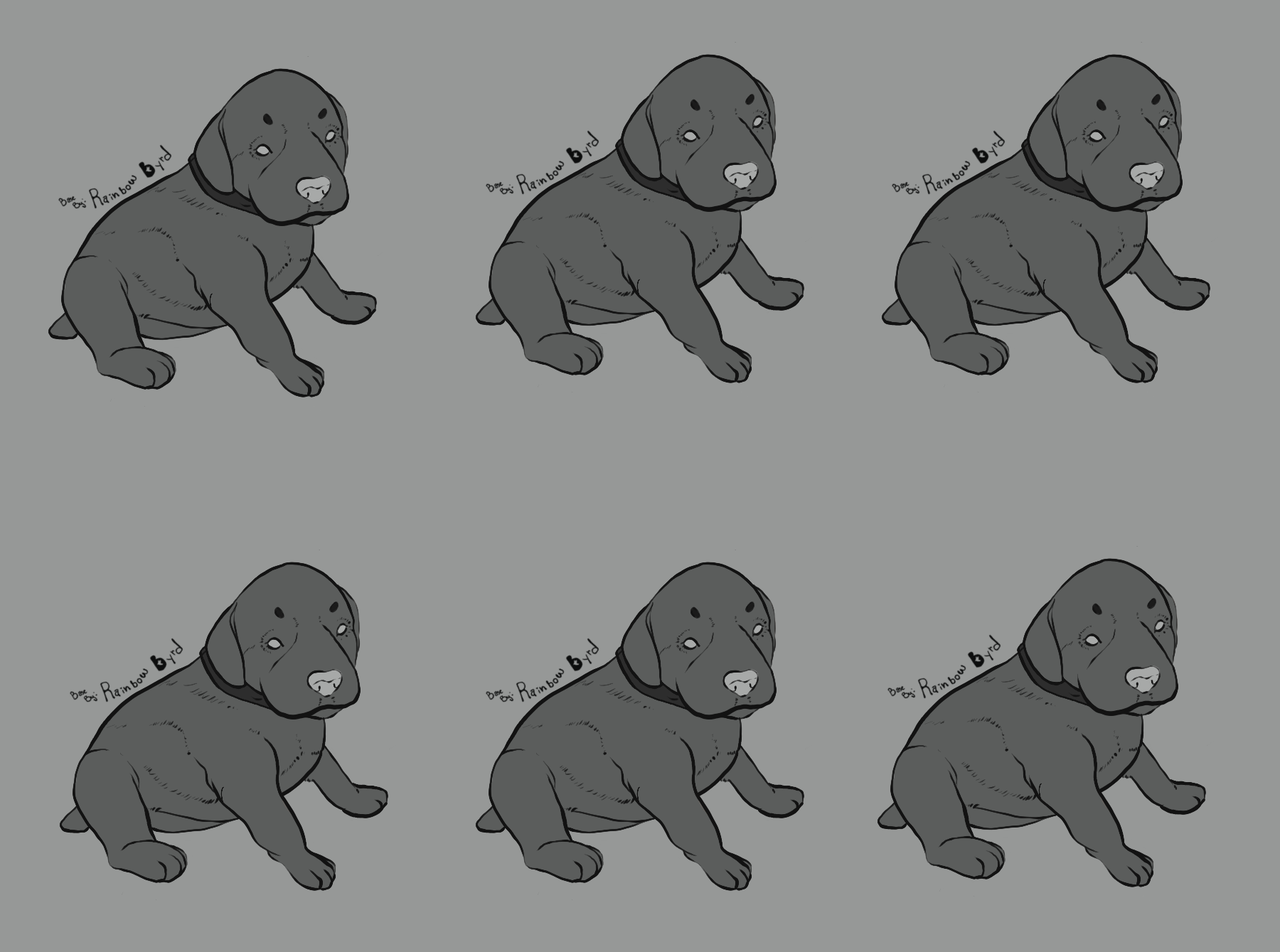 Puppy Lines FTU by Rainbow-Byrd on DeviantArt