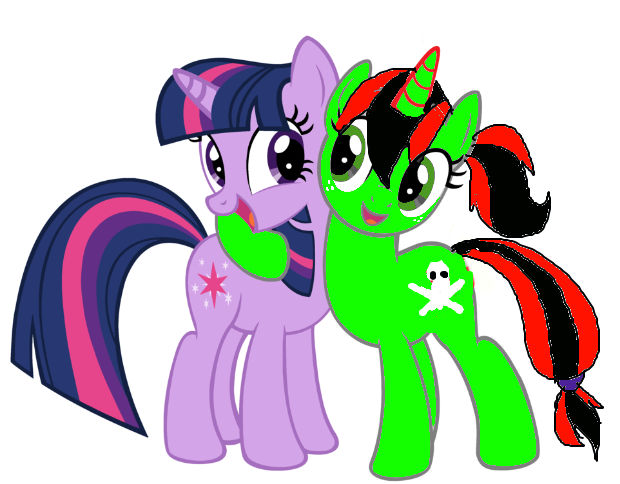 Scardy and Twilight Sparkle by AdeanThePurpleDragon on DeviantArt