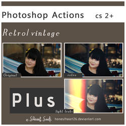 photoshop actions retro by shareefsaadi