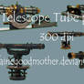 Antique telescope tube 5 pack