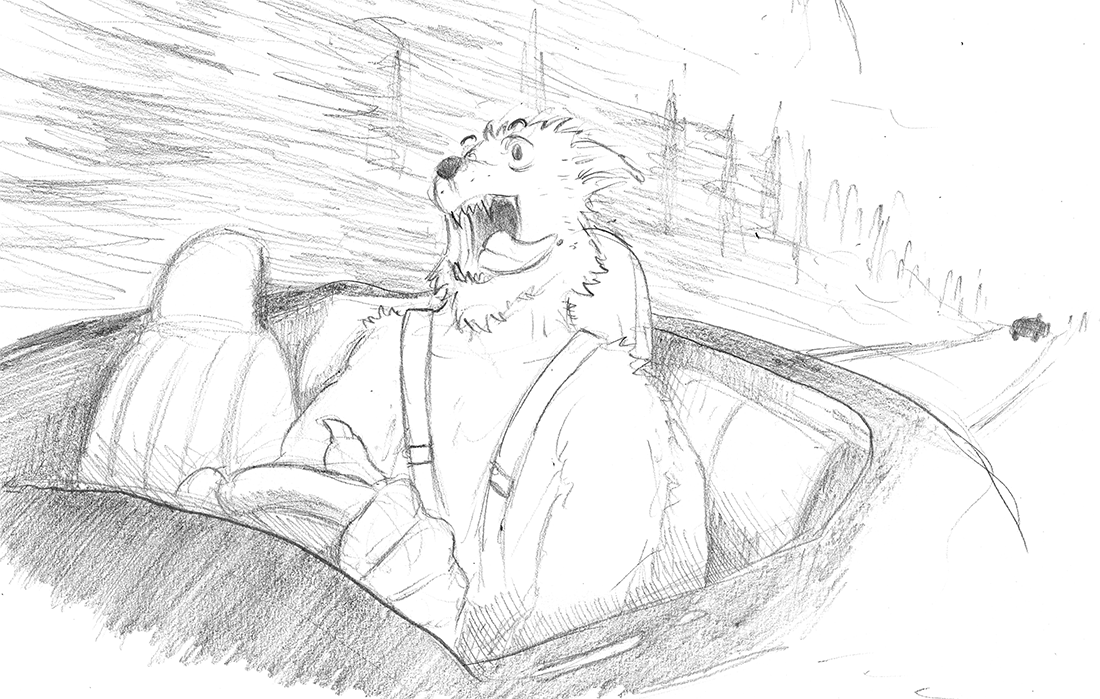 Funtimes Car Werewolf by SergioPricklywolf on DeviantArt