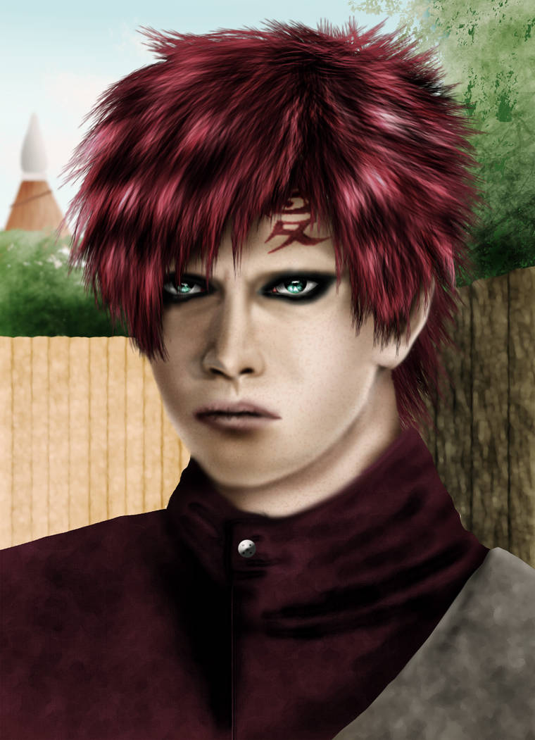 Gaara realistic by Shibuz4 on DeviantArt