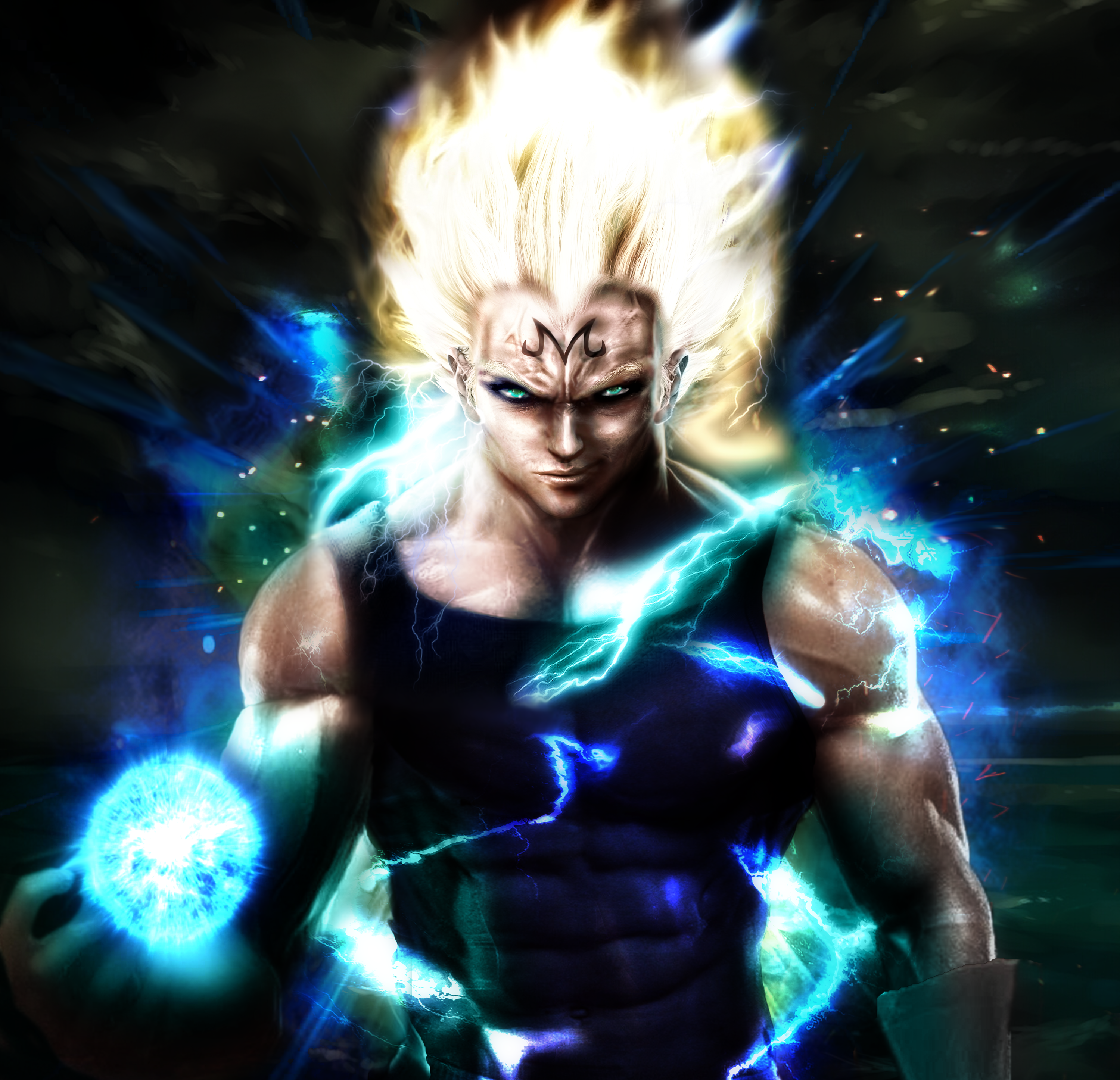 Majin Vegeta realistic