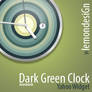 Dark Green Clock