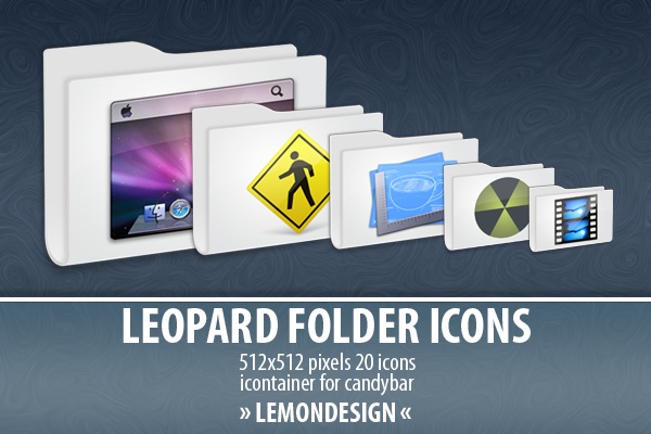 Leopard Folder Icons