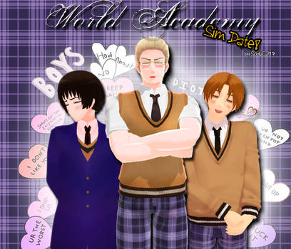 World Academy Sim Date {Hetalia Sim Date} by SodaCat17