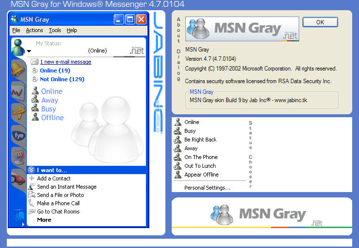 MSN Gray by iconman on DeviantArt