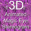 3D Pink Stereogram