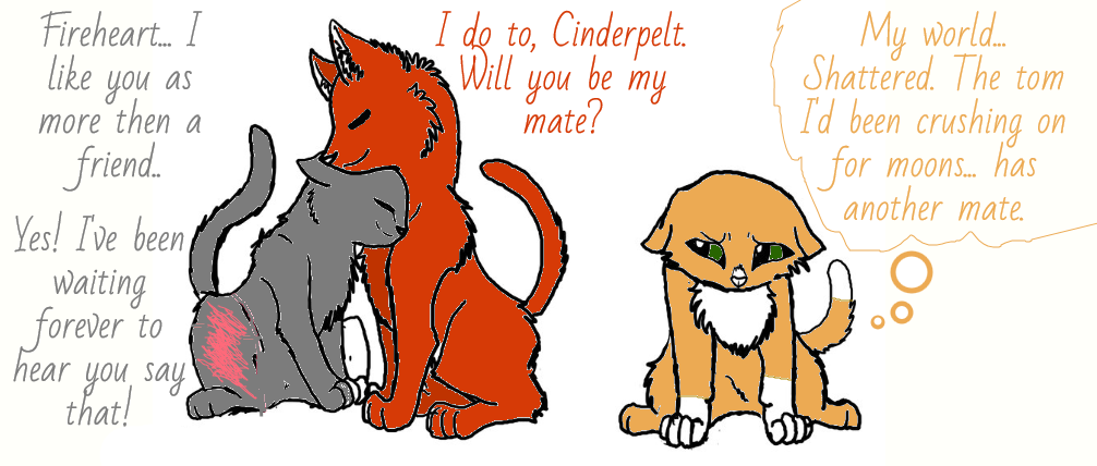 Warrior Cats Cinderpelt X Firestar