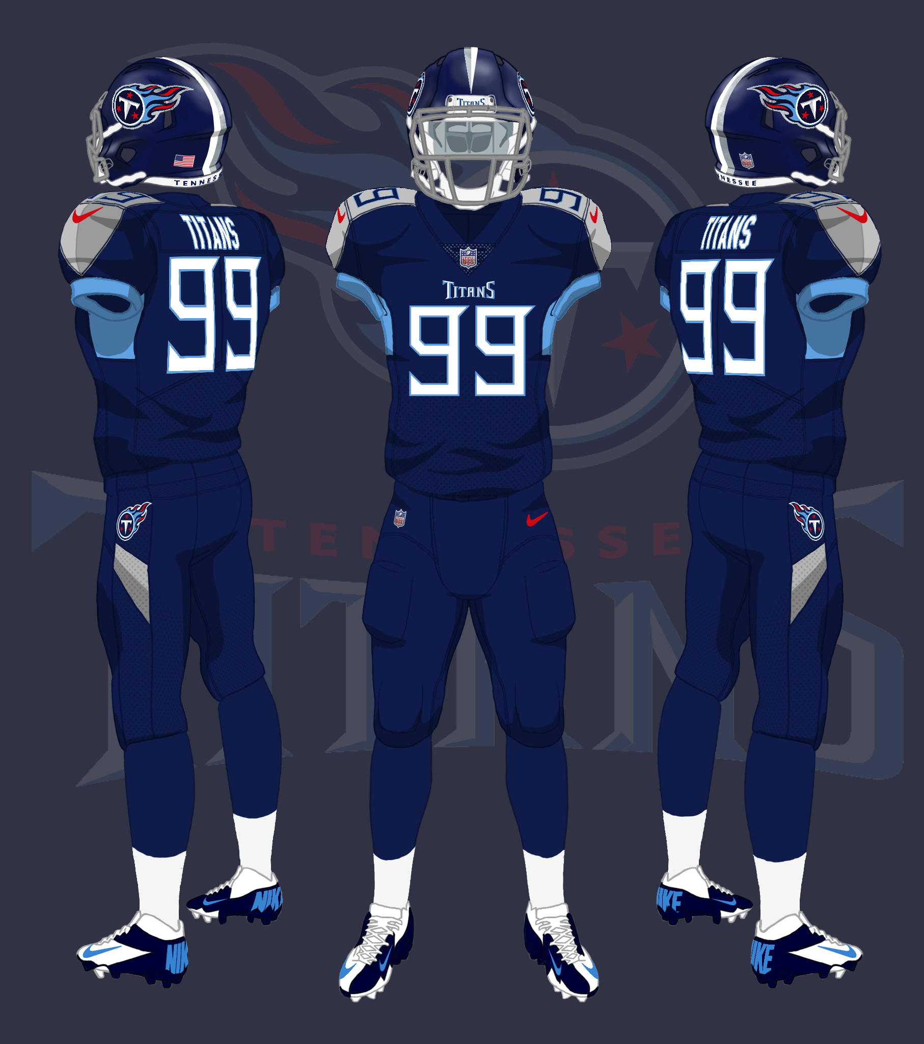 titans uniforms today