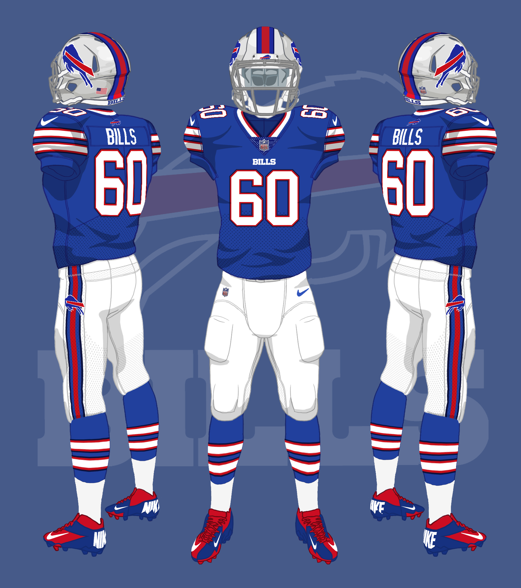 buffalo bills uniforms