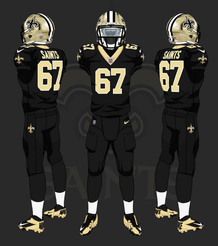 Encyclopedia Afspejling Indføre New Orleans Saints uniforms by CoachFieldsOfNOLA on DeviantArt