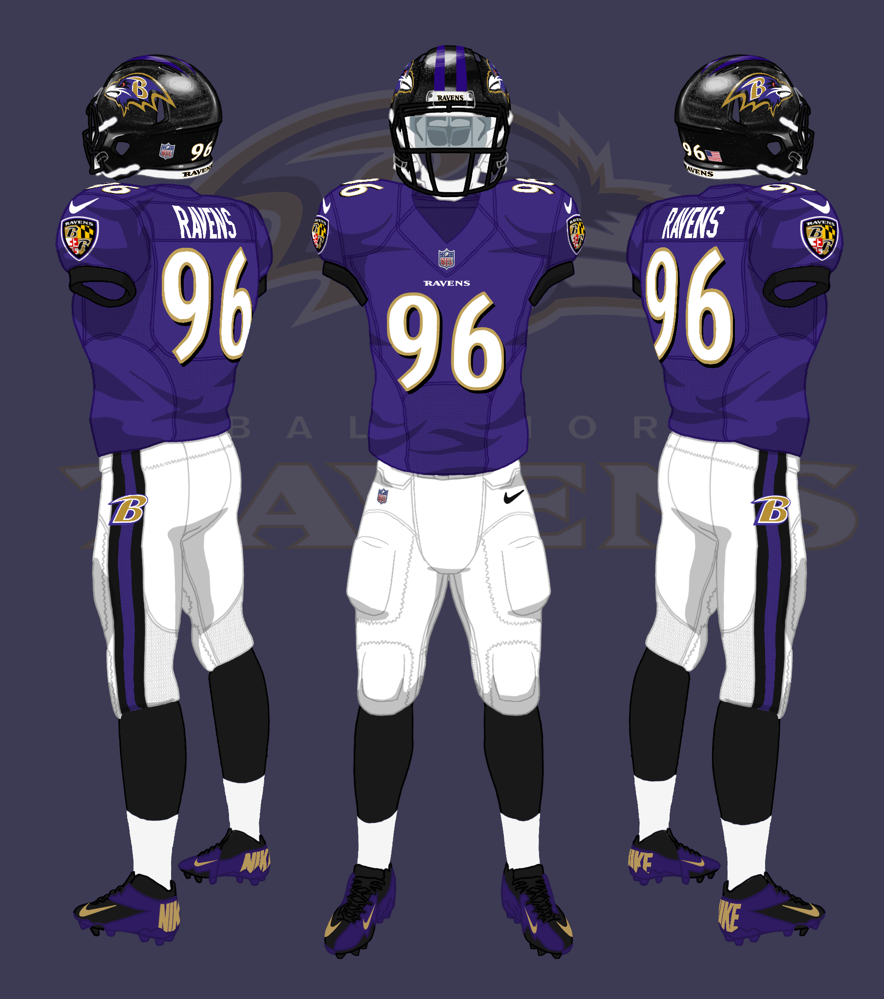 baltimore ravens uniforms 2020