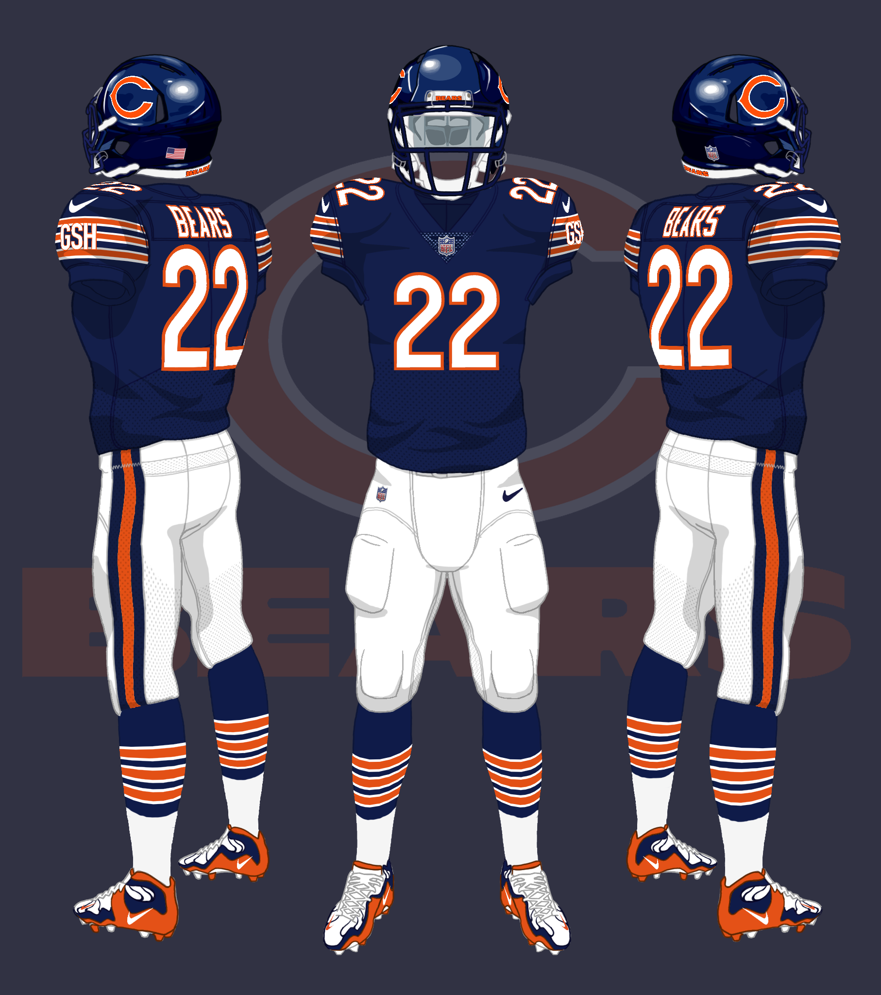 Chicago Bears Uniforms