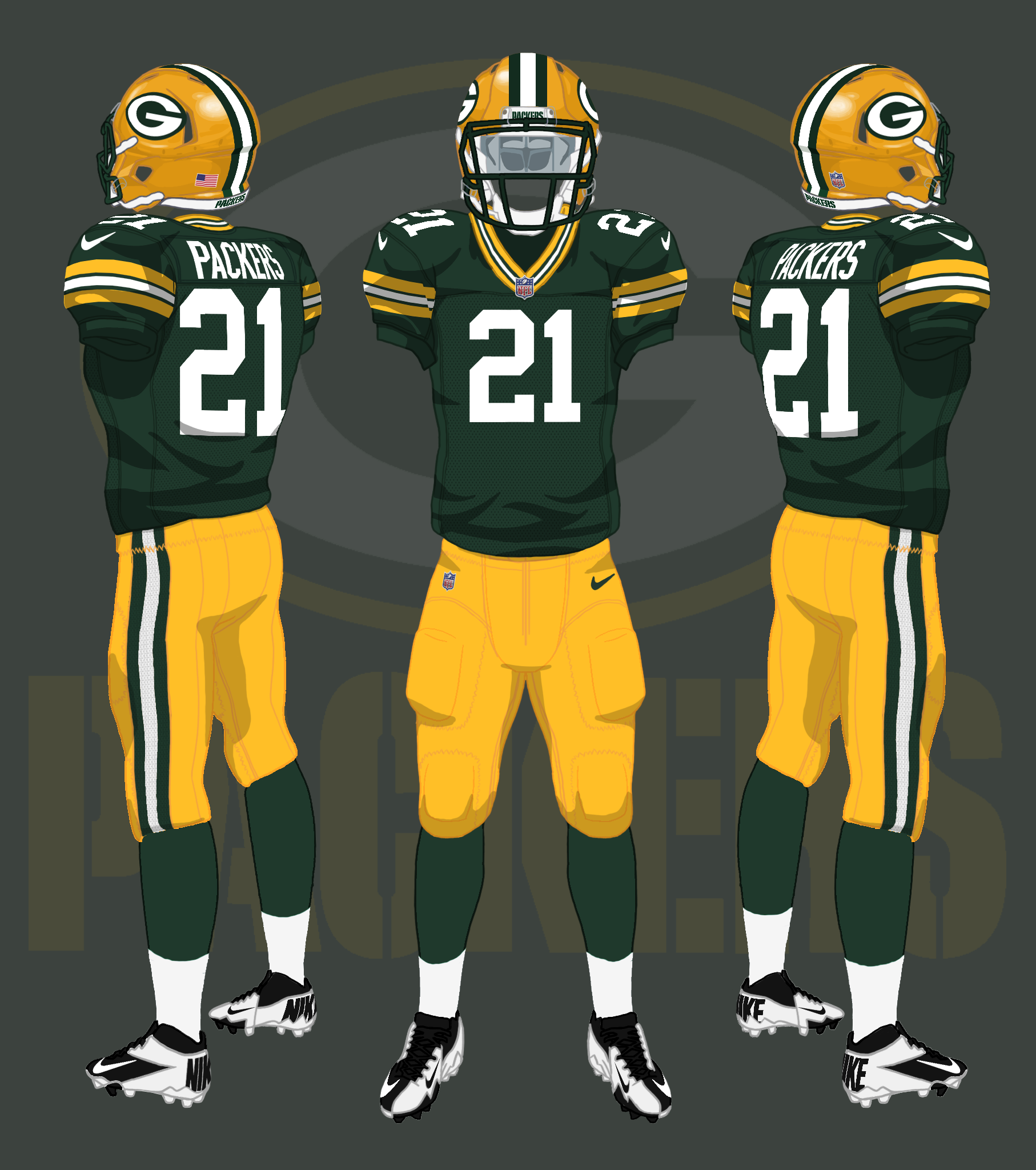 packers uniforms