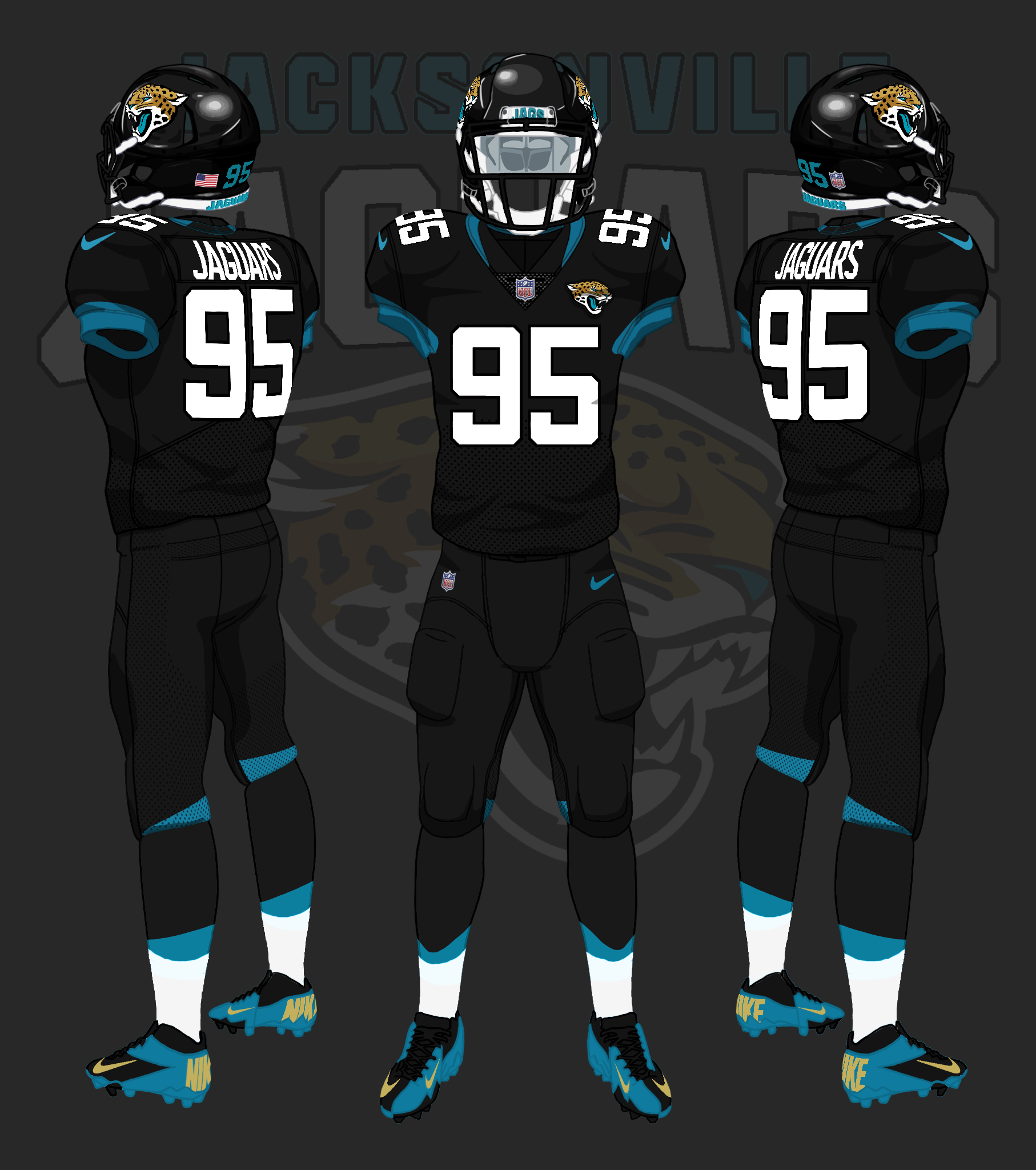 jacksonville jaguars uniforms