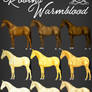 Robins Warmblood Information ~ Colours 2