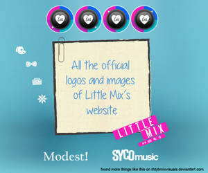 Official logos and images of Little Mix's website
