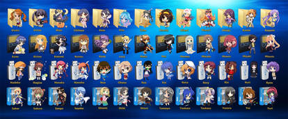 Chibi Anime Drive Icons