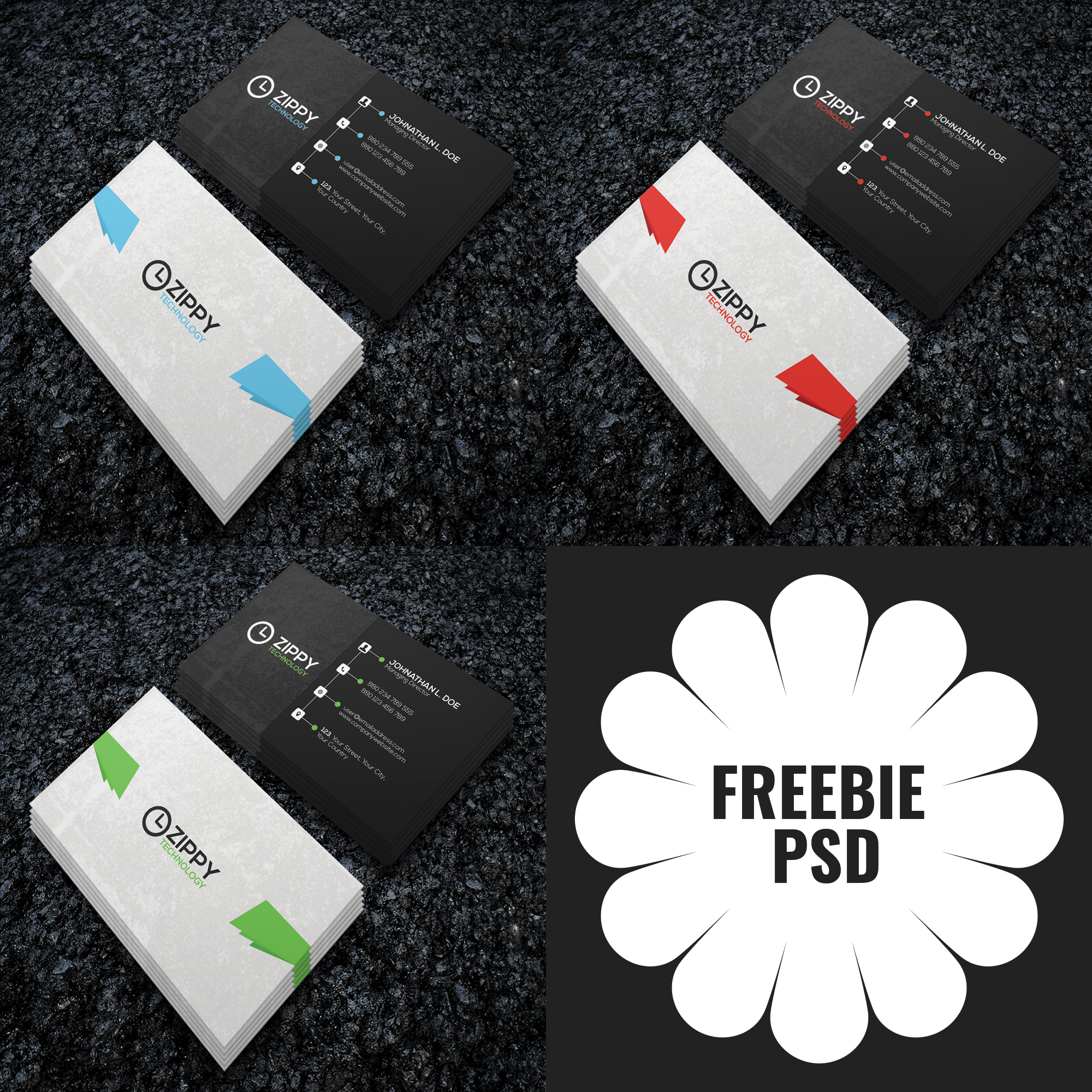 Creative Business Card  PSD Template