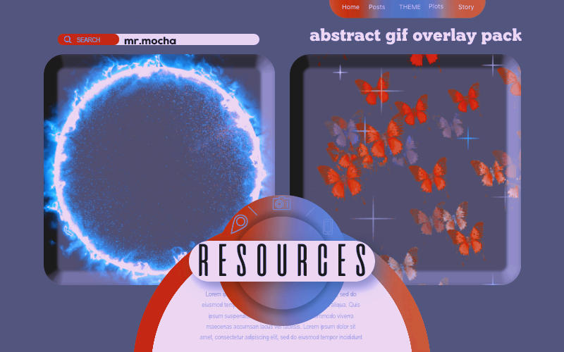Abstract Gif Overlay Pack Resources By Zocko Designs On Deviantart