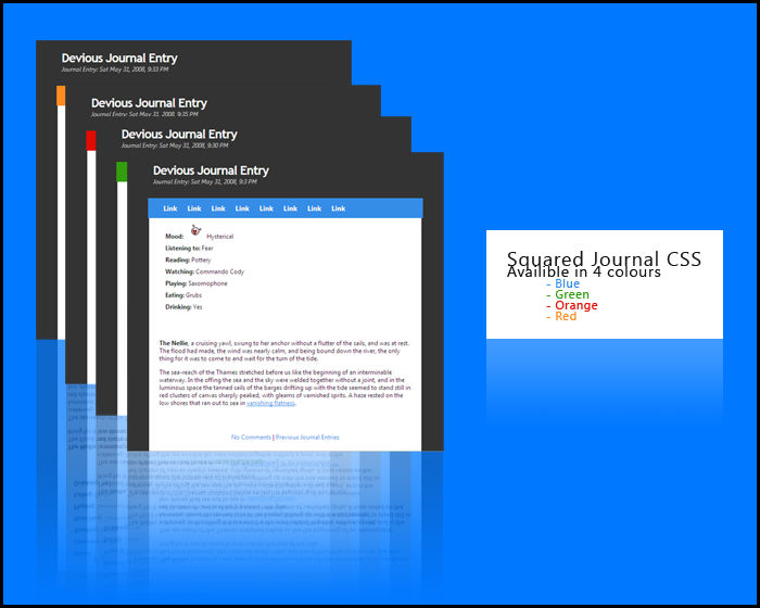 Squared Journal CSS by jimmy-tm on DeviantArt