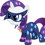 Rarity Filly in a Radiance Costume