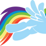 Rainbow Dash Jumping