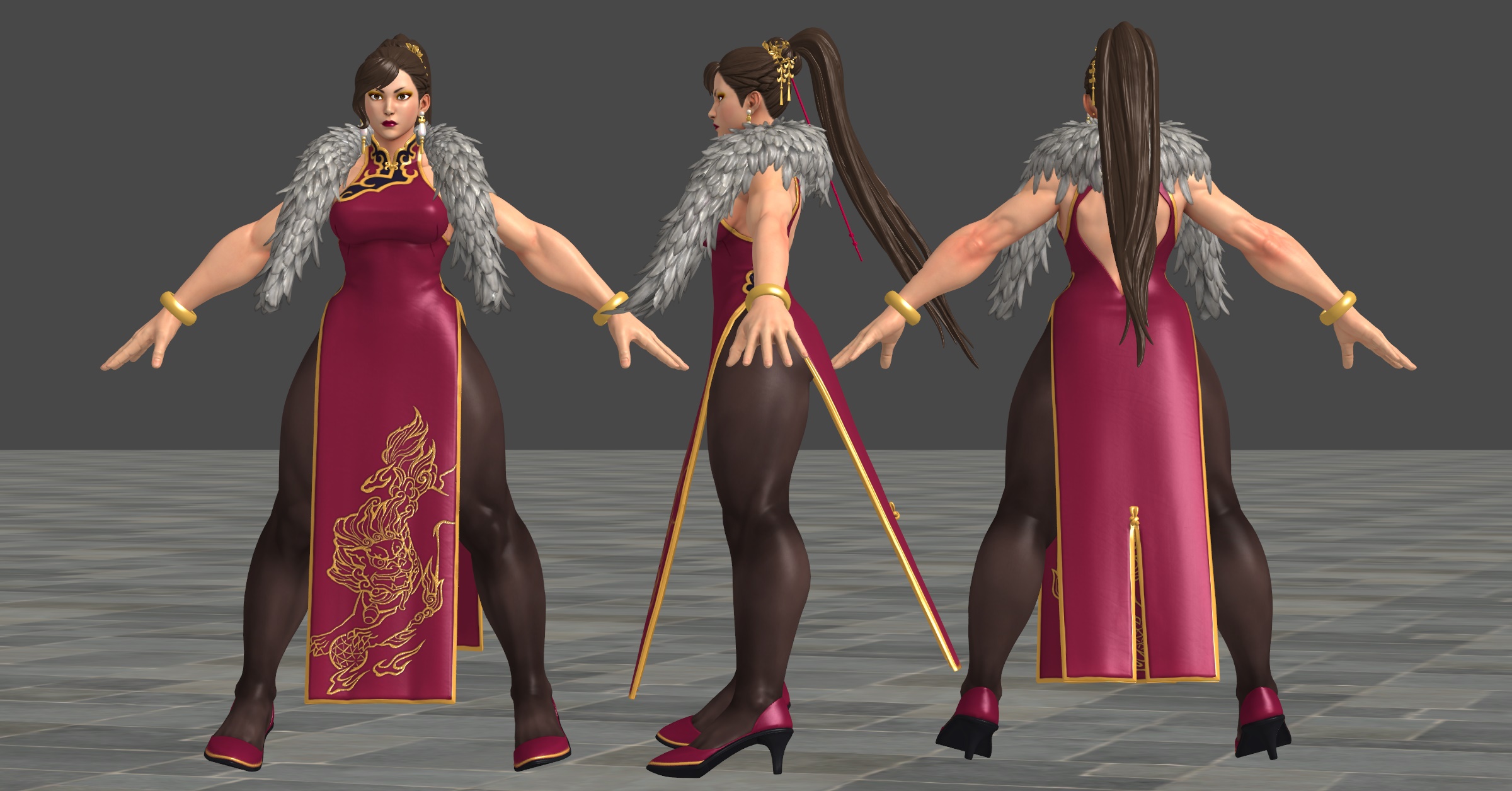 SFV Chun li C5 DragonLord XPS