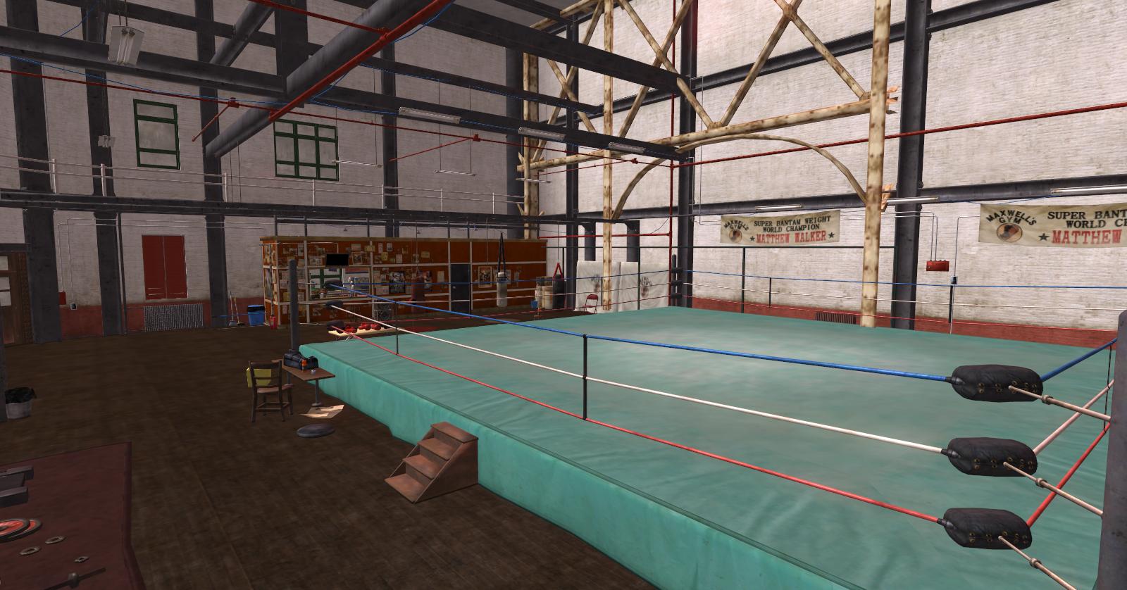 DOA5 Gym/Sweat Stage Scene XPS