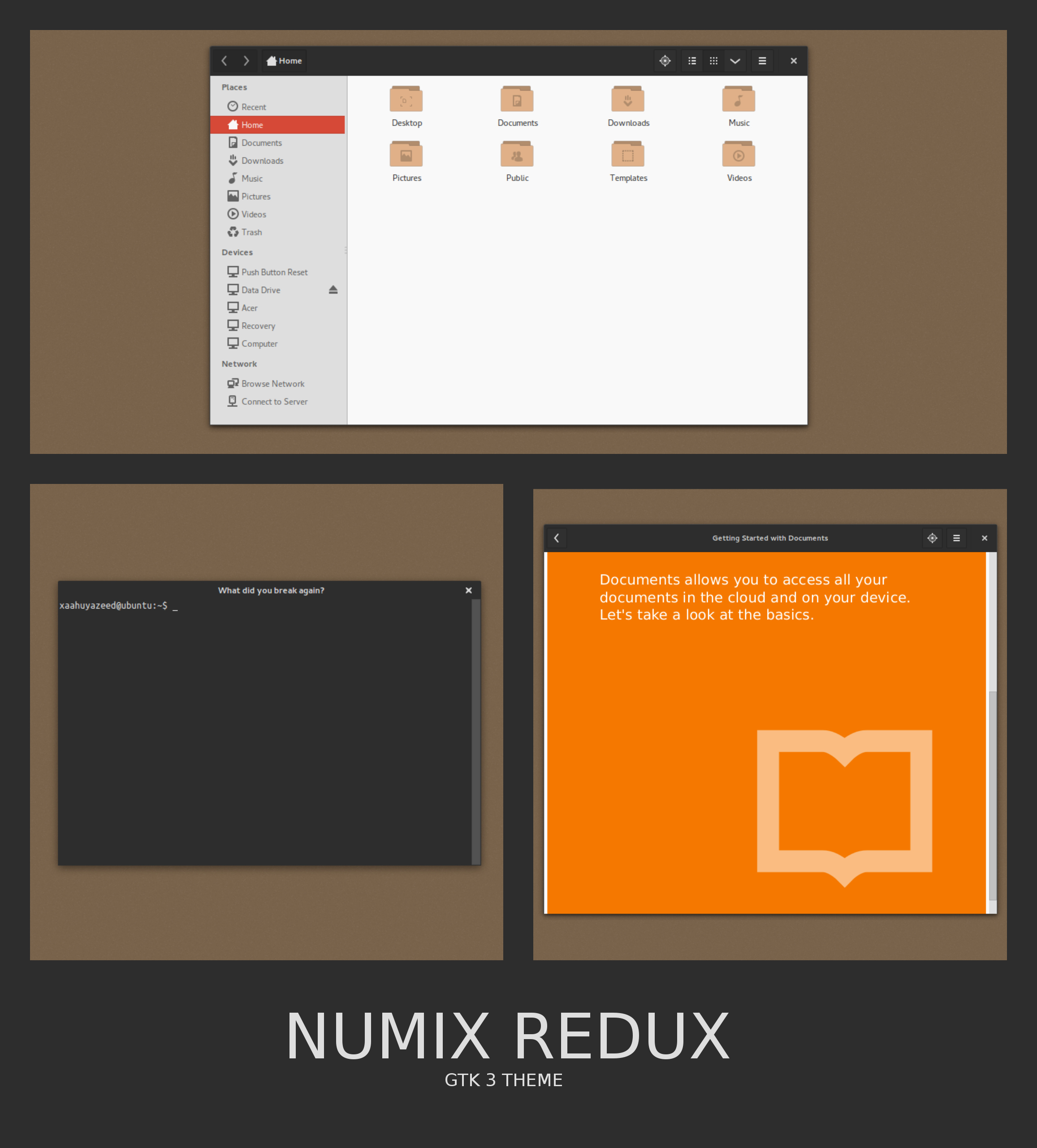 Numix Redux - GTK3 Theme