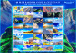 40 FREE RANDOM ANIME BACKGROUNDS - PACK 14 by ERA-7