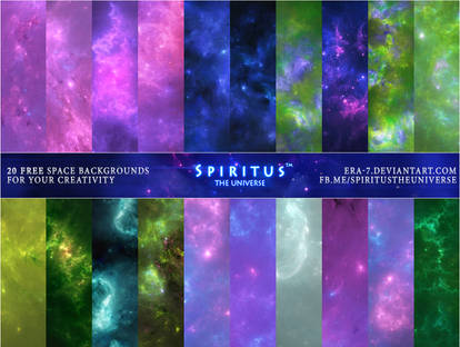 20 FREE SPACE BACKGROUNDS - PACK 23