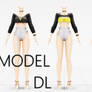 MMD Model Base DL 2