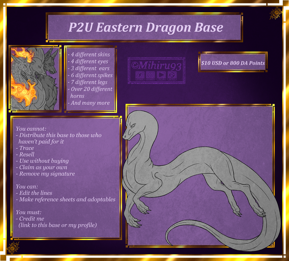 P2U Eastern Dragon Base by Mihiru93 on DeviantArt