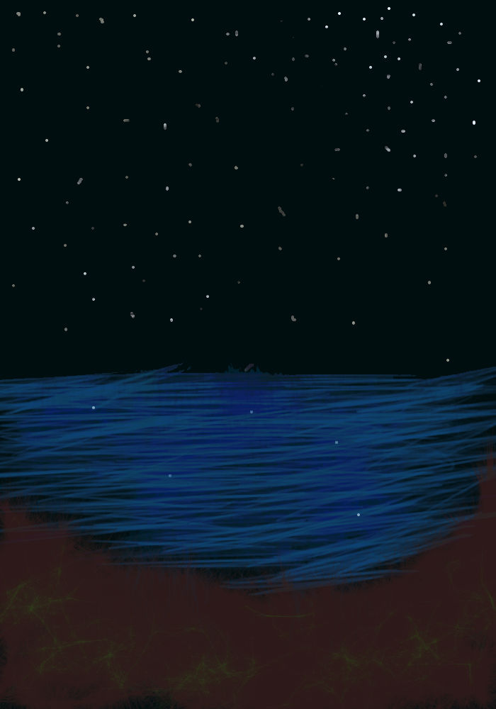 The Lake at Night by Ganthor93 on DeviantArt