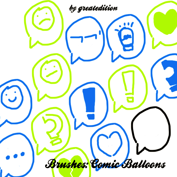 Brushes: Comic Balloons