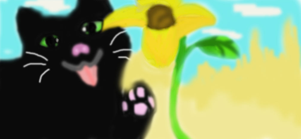 Black cat by haileefnaf on DeviantArt